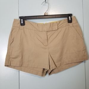 J.Crew Beige chino shorts size 10  *C9